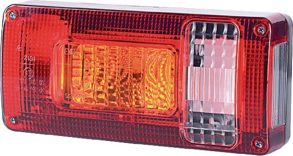 Feu arrière rectangle droit câble — réf. LA45014