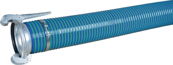 PVC Sací a tlakové hadice modrá/zelená 8" - Kompletní smontované KKM/KKV Italský systém A Anfor