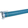 PVC suction and delivery hose blue/green 8" complete with Female/Male connections Italien system type A Anfor