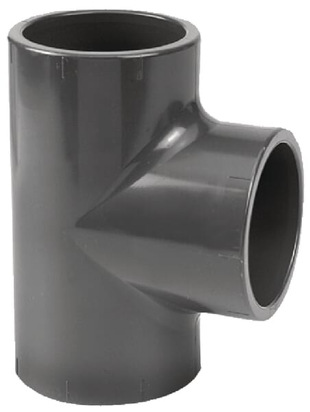 Pièce T en PVC 40x40x40mm — réf. 7040122