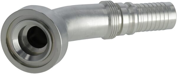 Raccord à sertir 4SH-DN25 avec flasque ø54,0 mm 45° · réf. SFSCH252045G2