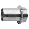 Tank truck coupling with hose tail