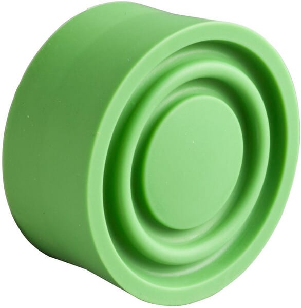 Caoutchouc bouton poussr.vert · réf. ZBP013