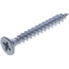 Wood screws with raised countersunk head, zinc-plated