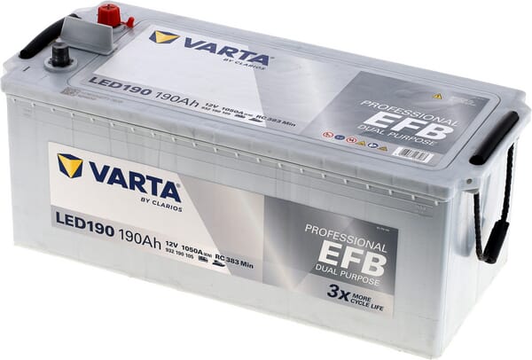 Käynnistysakku Varta 12V 190Ah 1050A - Auton Akut ja Ajoneuvoakut - 930190105 - 1