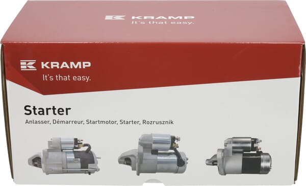 Démarreur 12V, 3,4kW, 10 dents, Kramp vue 5