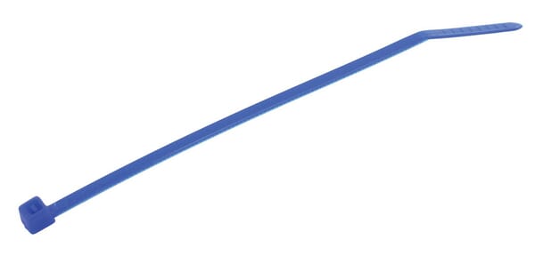 Kabelová stahovací páska 3,6 x 200 mm, modrá, 100 ks