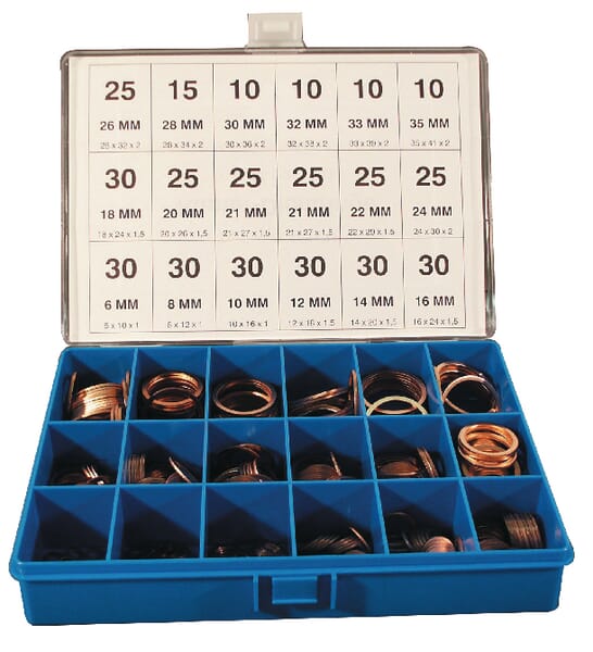 Sady měděných podložek