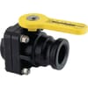 +Banjo 2-way ball valves, inner thread / Camlock mail, short model