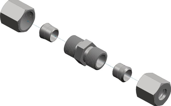 Spojovací vsuvka 2x6mm