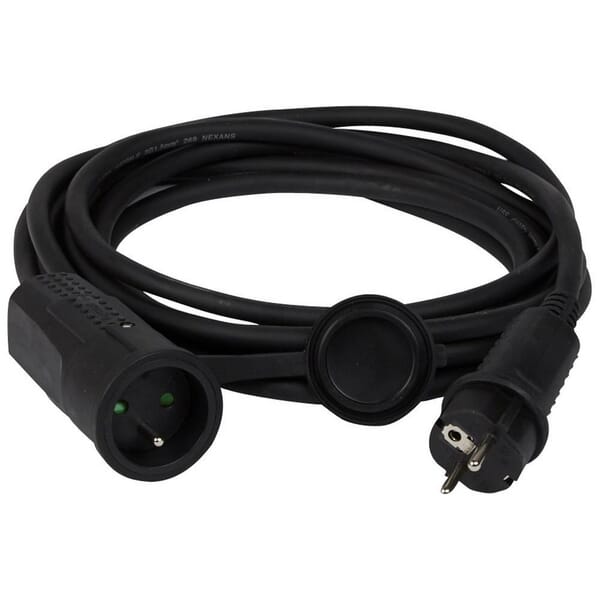 Rallonge 2P+T 16A IP44 5m · réf. LEG051625