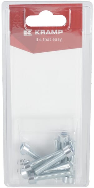 Vis à tête cylindrique M6 x 30mm, 8,8 (10) — réf. KR912630P10B