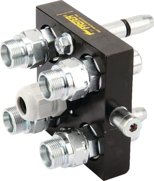 Raccord multiple DN10-4 x 15L - M22x1,5 1 x bouchon de section mobile électrique · réf. 2P5061422MC