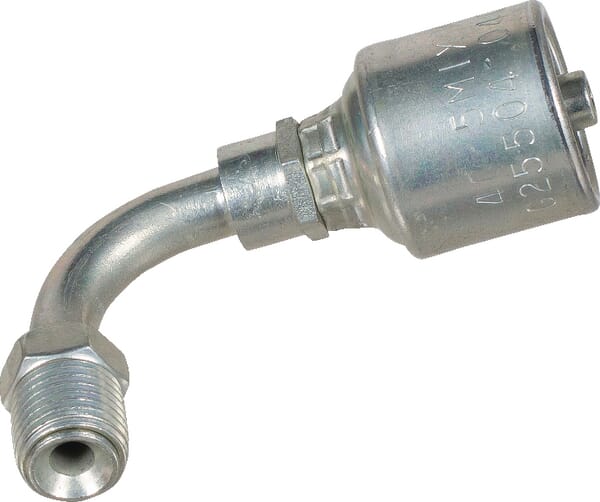 Racc. à sertir DN10-5/8 SAE45 90° · réf. 6G6MIX90