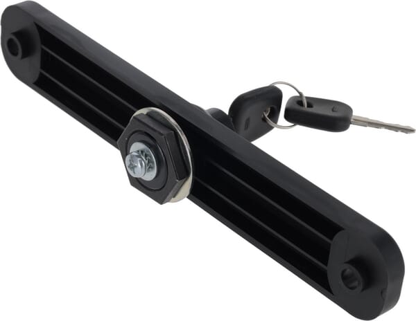Insert de serrure avec clé vue 3