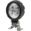 Work light LED, 18W, 1500lm, round, 10/30V, Ø 117mm Deutsch plug, Flood, 4 LED's, Kramp