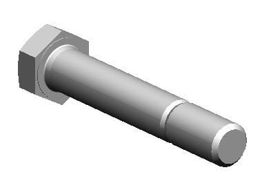 Boulon à tête hexagonale M24x140xb40xls95-12.9-BK55 · réf. 30111219