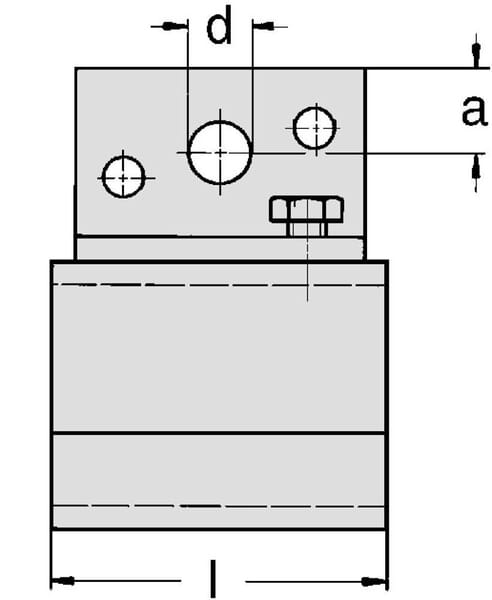 Sup.mûrale p.rail simple Gr.1 vue 3