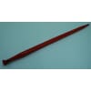 Loader tine, straight, square section 35x810mm, pointed tip with M24x2mm nut, red, Kverneland