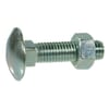 DIN 603 coach bolts with nut, metric 4.6 zinc-plated