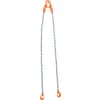 REMA-10 lifting chain, 2-sling with shortening grab hooks and load hooks