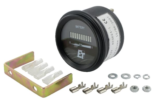 Indicateur de charge batterie Ø51mm 24V · réf. I00072