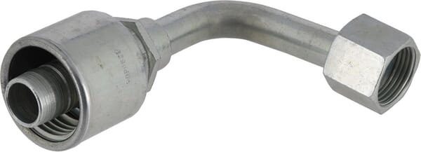 Raccord à sertir DN6-11/16 ORFS 90° · réf. 4G6FFORX90L