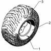 Wheel 6/161/205 D18 405/70 R20xM27 TL155A2/143B LI