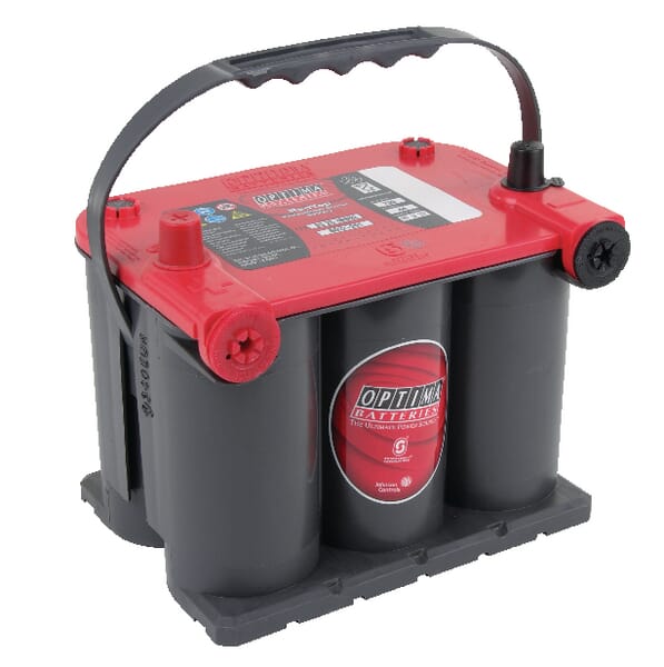 Batterie 12V 44Ah 730A AGM Red Top RTU 3.7 Optima — réf. 822255