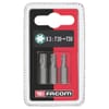 EX.12J3 Set of 3 inserts for Torx® screws, 1/4", shrink-wrapped in blister pack