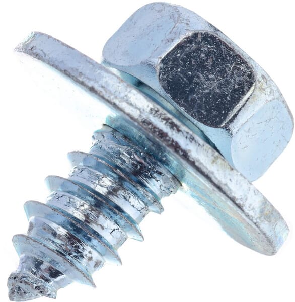 Vis auto-perforante 6.3x13mm, tête hexagonale à bride de 10 mm, DIN 6901 Kramp — réf. 69016313P100