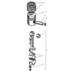 Piston and connecting rod