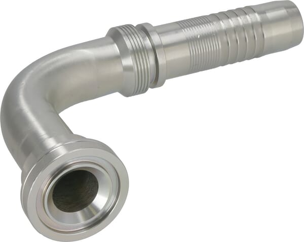 Raccord NS-DN32-bride Ø54 90 · réf. SFSNS322090120G2