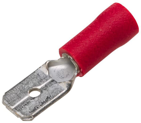 Fiche plate rouge 0,5-1 mm² · réf. 8KW702796003