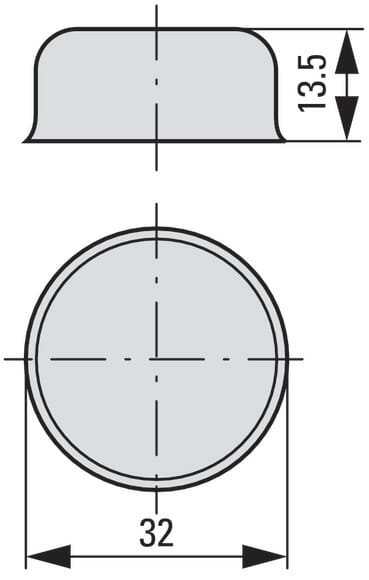 Bouton poussoir membrane IP67 vue 4