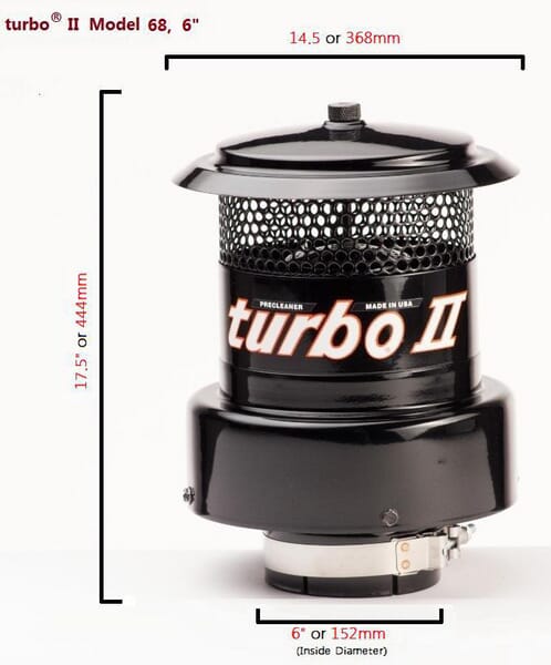Filtre turbo® 2 68-6". vue 2