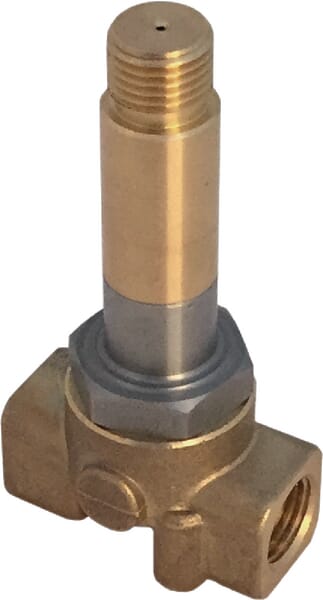 Elektromagnetické ventily 3/2 NO mosazné těleso 1/8"-1/4" vzduch/voda, s přímým ovládáním, řada ESV 107..