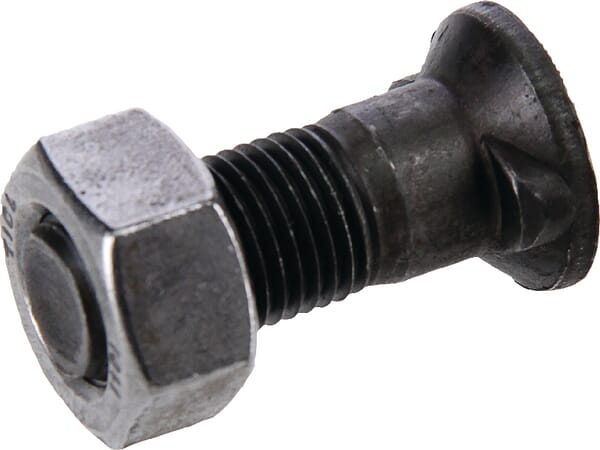 Boulon et écrou de charrue M12x35, 2 pointes · réf. 1212535CO