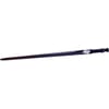 Loader tine, straight, star section 35x820mm, pointed tip with M22x1.5mm nut, black, FST