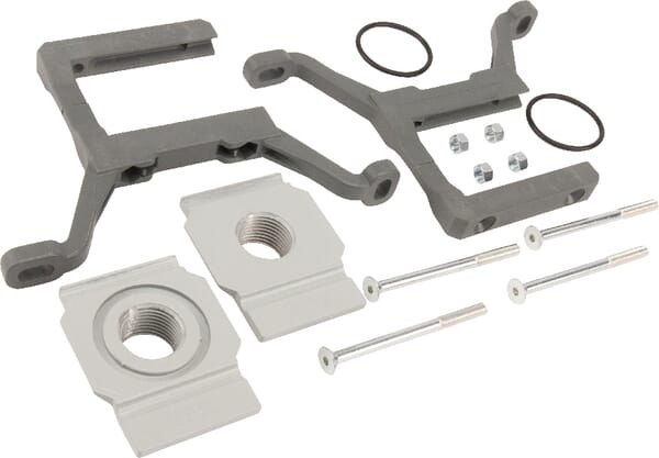 Supports muraux + brides vue 2