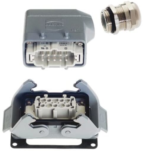 Connecteur cpl., encastré 10P · réf. HANKIT10BP
