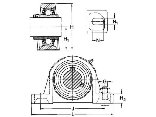 Palier complet — réf. 7500SY25TR