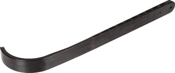 Patin plastique HDPE noir · réf. 942280