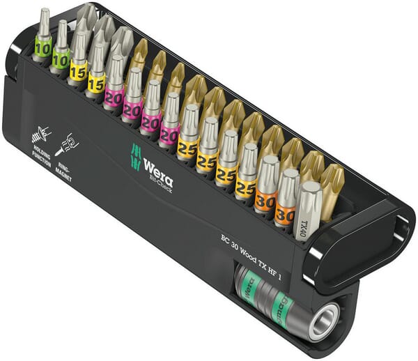 Jeu de 30 embouts bois TX HF 1 · réf. 05057436001