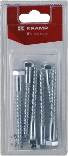 Vis à bois M8 x 80mm (6) — réf. KR571880P06B
