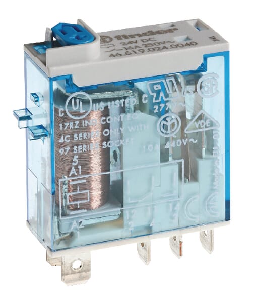 Relais 1W 16A 24V/CA · réf. 466180240054
