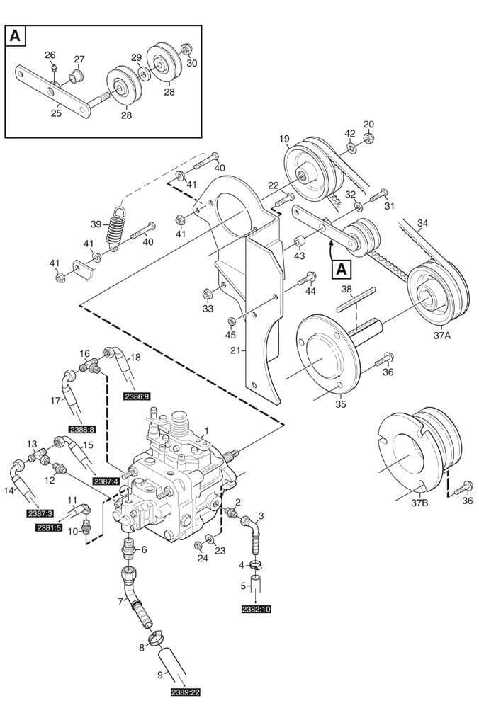 Hydraulické čerpadlo Stiga Titan 20 B (13-7421-21)