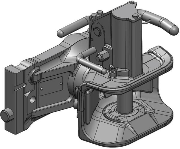 Attelage de remorque 330 mm vue 2
