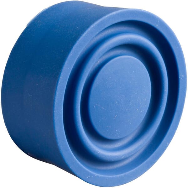 Caoutchouc bouton pouss. bleu · réf. ZBP016