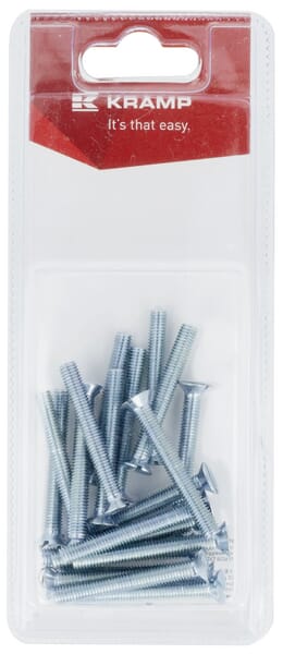 Vis à tête fraisée M5 x 40mm (20) — réf. KR963540P20B